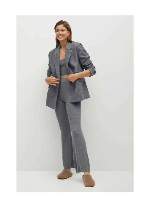 Pantalon evazat gri MANGO femeie