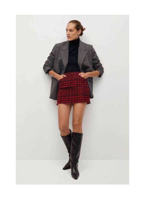 Fustă scurtă roșu MANGO femeie