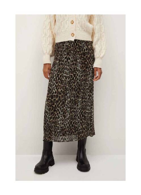 Fustă lungă negru MANGO femeie