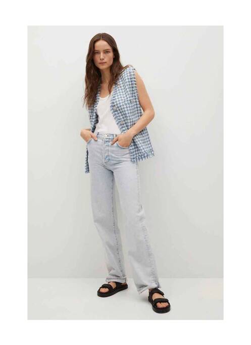 Jachete casual albastru MANGO femeie