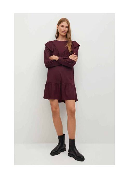 Rochie midi violet MANGO femeie