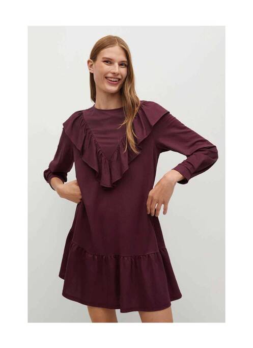 Rochie midi violet MANGO femeie