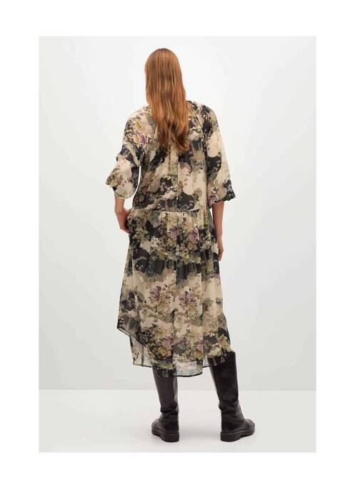 Rochie lungă alb MANGO femeie