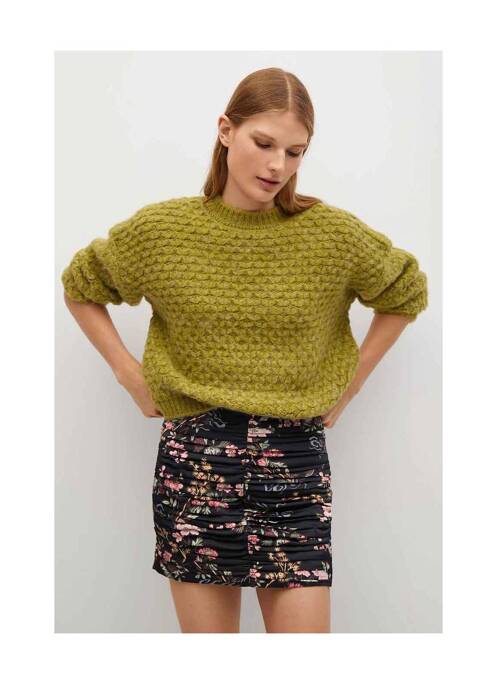 Fustă scurtă negru MANGO femeie