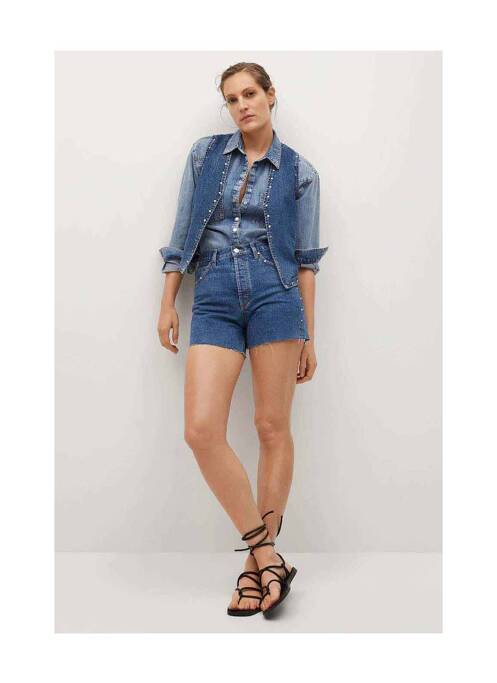 Șort albastru MANGO femeie