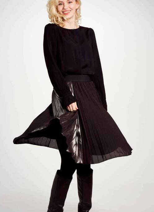 Fustă midi negru KOCCA femeie