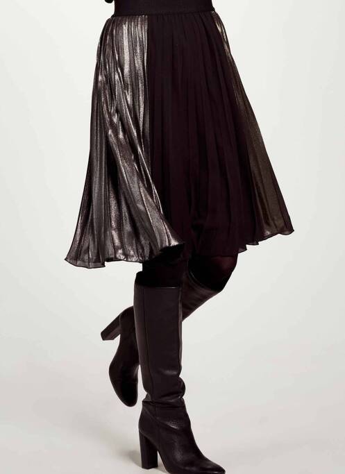 Fustă midi negru KOCCA femeie