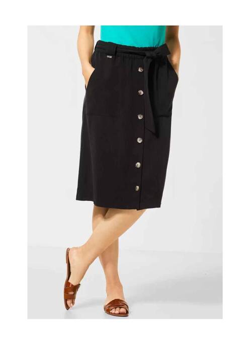 Fustă midi negru STREET ONE femme