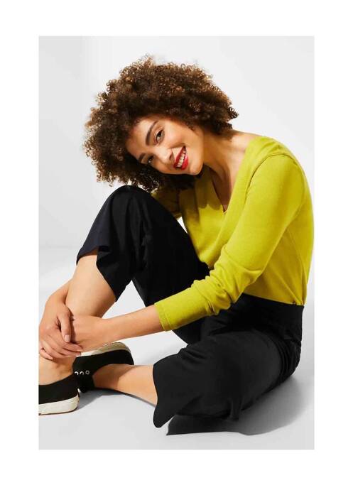 Pantalon larg negru STREET ONE femeie