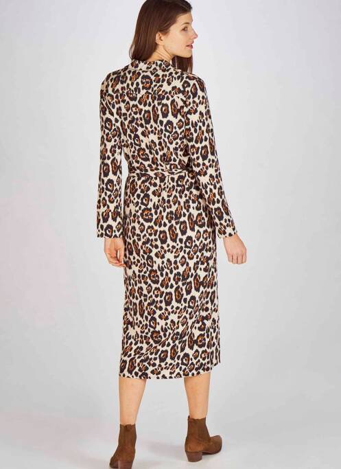 Rochie lungă maro ASTRID BLACK LABEL femeie