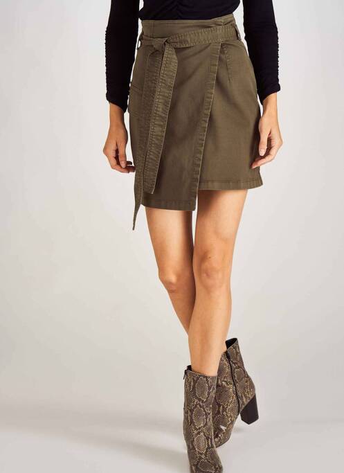 Fustă scurtă verde ASTRID BLACK LABEL femeie