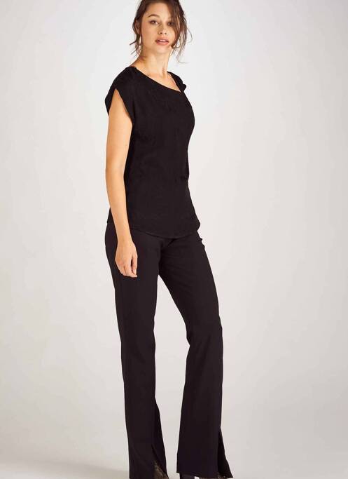 Pantalon chino negru ASTRID BLACK LABEL femeie