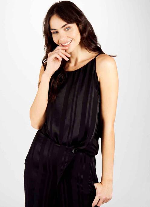 Top negru ASTRID BLACK LABEL femeie