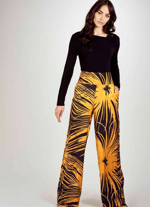 Pantalon larg negru ASTRID BLACK LABEL femme