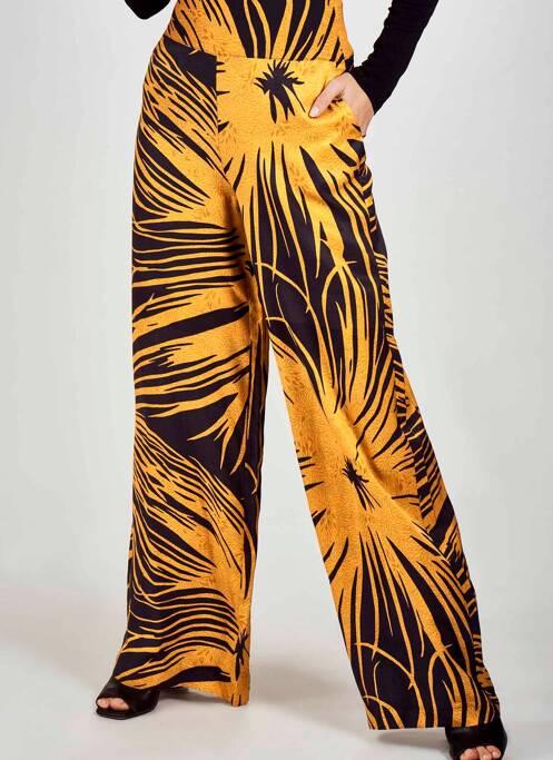 Pantalon larg negru ASTRID BLACK LABEL femme