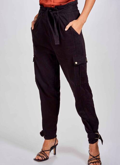 Pantalon cargo negru ASTRID BLACK LABEL femeie