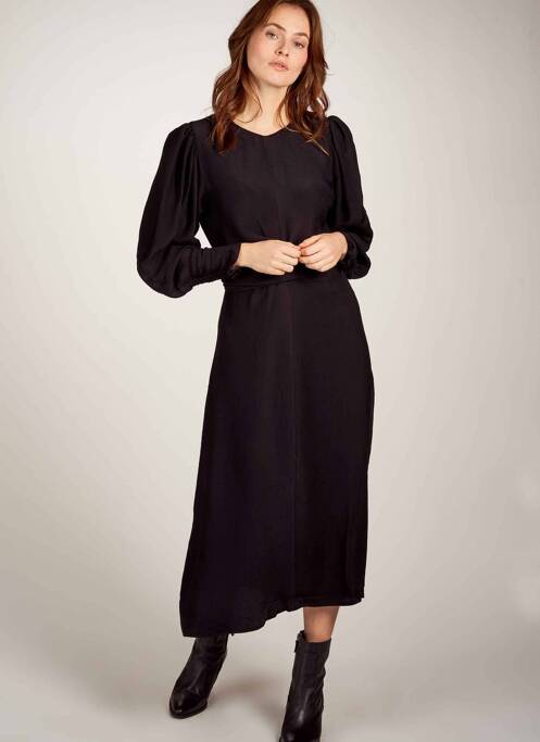 Rochie midi negru ASTRID BLACK LABEL femeie