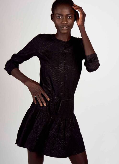 Rochie midi negru ASTRID BLACK LABEL femeie