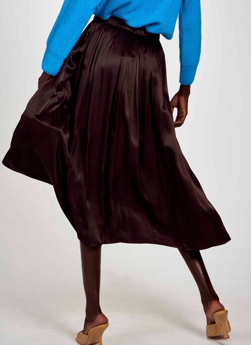 Fustă midi maro ASTRID BLACK LABEL femeie