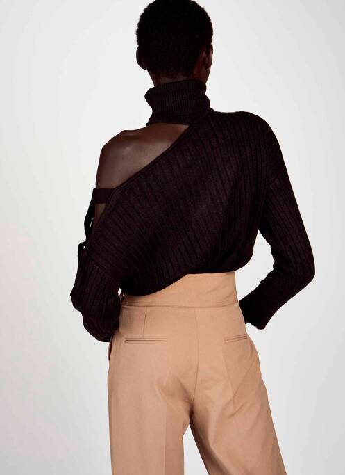 Pulover cu guler înalt negru ASTRID BLACK LABEL femeie