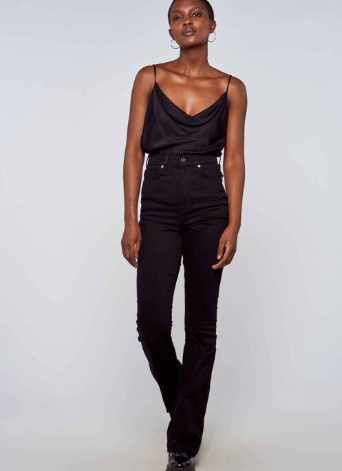 Blugi cu croială slim negru ASTRID BLACK LABEL femeie