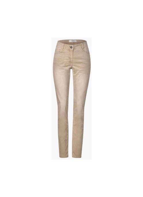 Pantalon bej CECIL femme