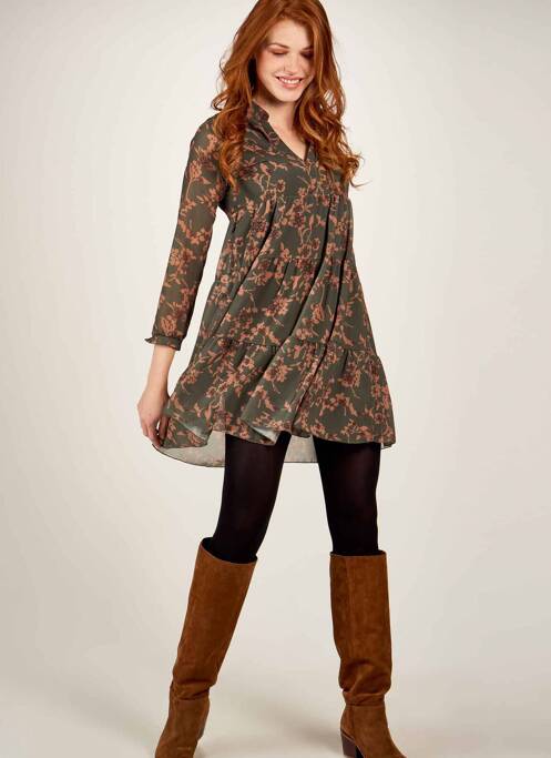 Rochie midi verde ZABAIONE femeie