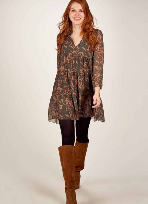 Rochie midi verde ZABAIONE femeie