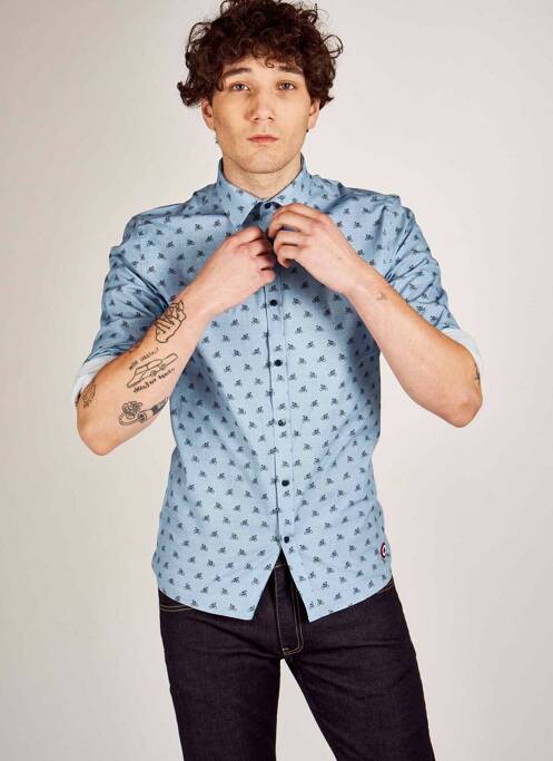 Cămașă cu mâneci lungi albastru CYCLO CLUB MARCEL  bărbat