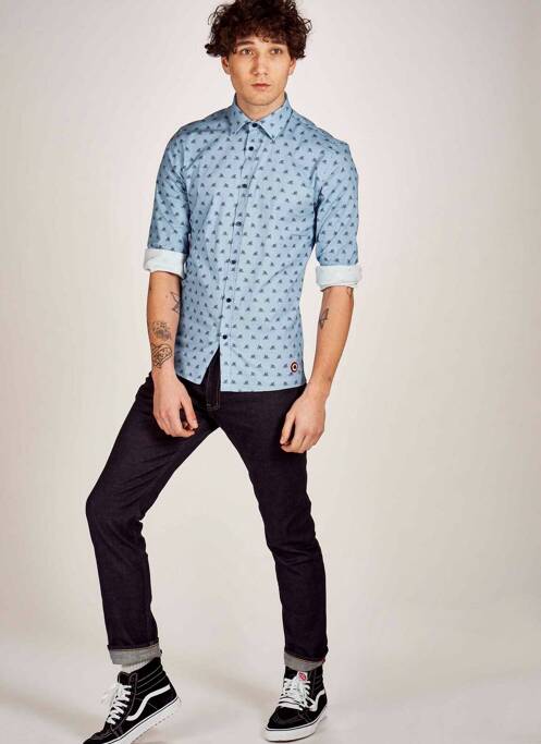 Cămașă cu mâneci lungi albastru CYCLO CLUB MARCEL  bărbat