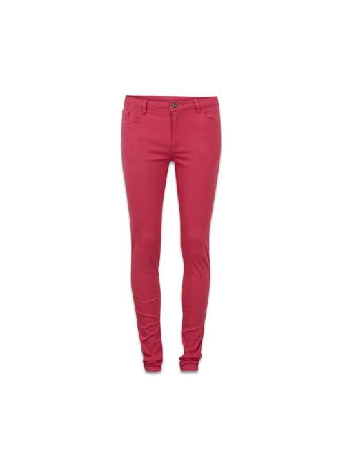 Pantalon slim roșu VILA femeie