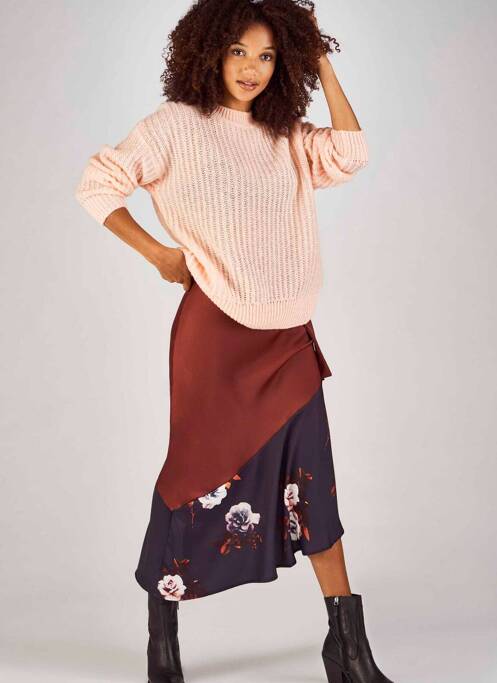 Fustă lungă roșu CLOUDS OF FASHION femeie