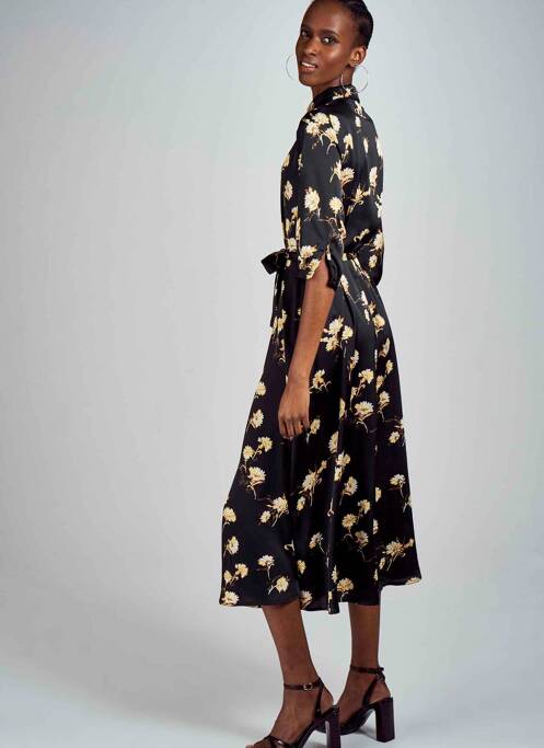 Rochie lungă negru CLOUDS OF FASHION femeie