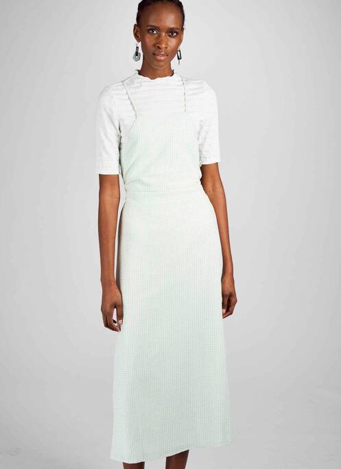 Rochie midi verde CLOUDS OF FASHION femeie