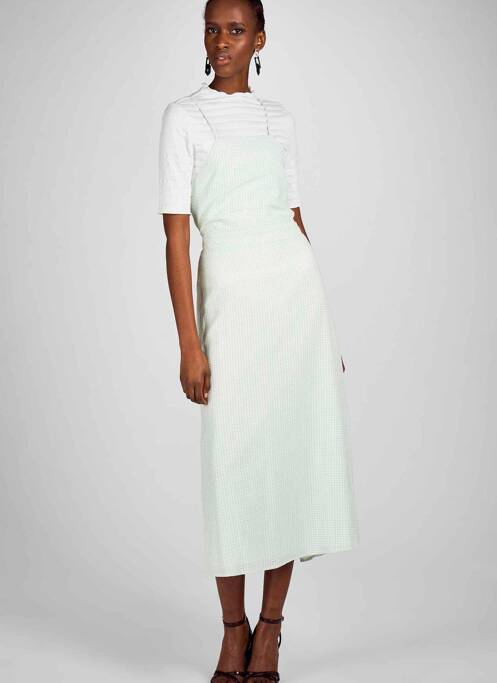 Rochie midi verde CLOUDS OF FASHION femeie