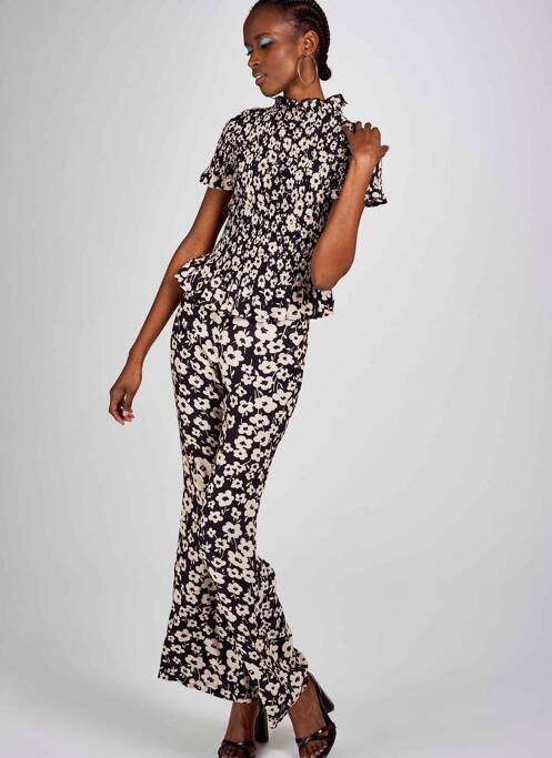 Pantalon evazat negru CLOUDS OF FASHION femeie