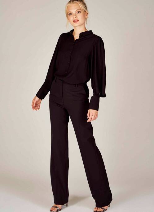 Pantalon chino negru DEUX. BY ELINE DE MUNCK femeie