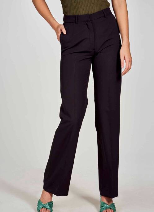 Pantalon chino negru DEUX. BY ELINE DE MUNCK femeie