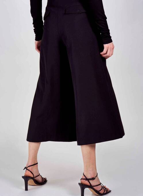 Pantalon larg negru DEUX. BY ELINE DE MUNCK femeie