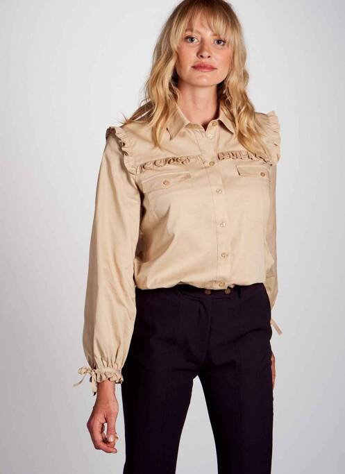 Cămașă alb DEUX. BY ELINE DE MUNCK femeie