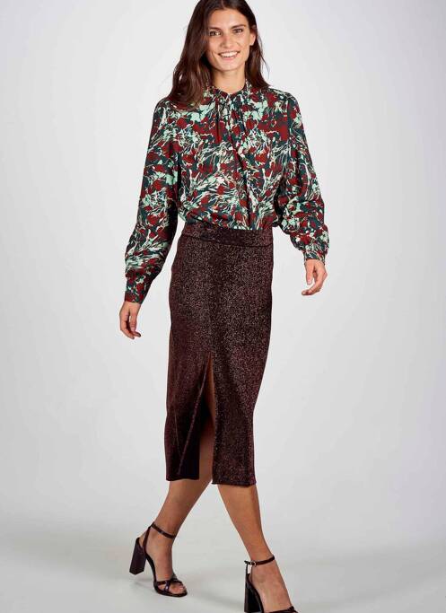 Fustă midi negru DEUX. BY ELINE DE MUNCK femeie