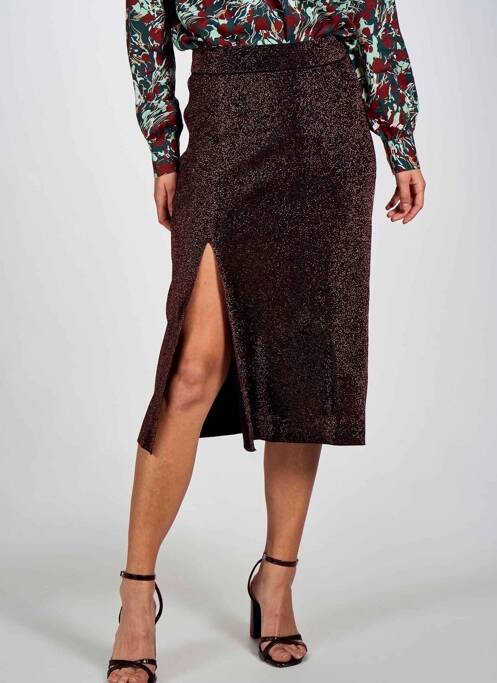 Fustă midi negru DEUX. BY ELINE DE MUNCK femeie