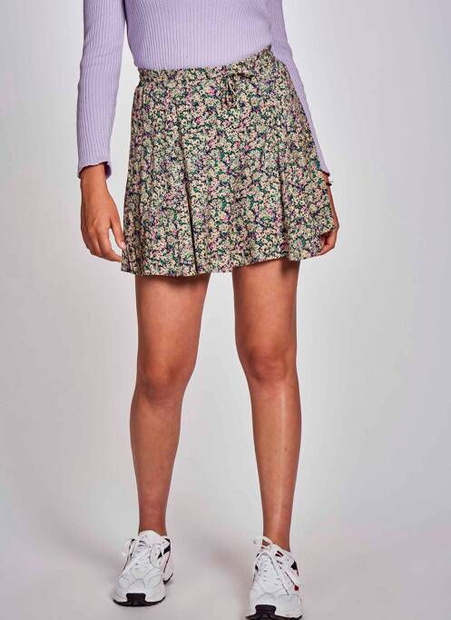 Fustă scurtă albastru CEMI femeie