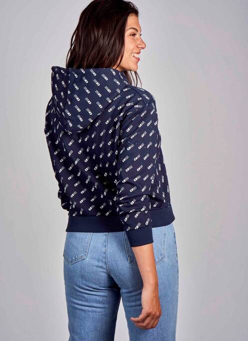 Hanorac cu glugă albastru CEMI femeie