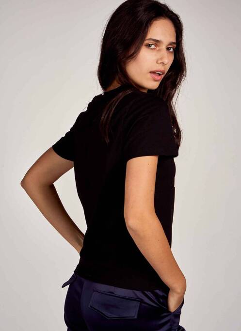 Tricou negru CEMI femme