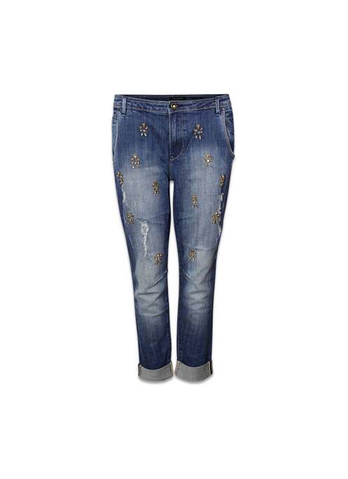 Blugi cu croială slim albastru FRACOMINA femeie