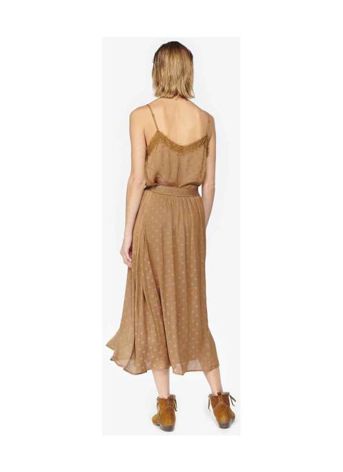 Fustă lungă maro LE TEMPS DES CERISES femeie