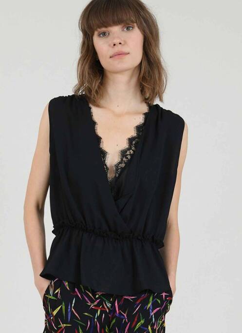 Top negru MOLLY BRACKEN femeie