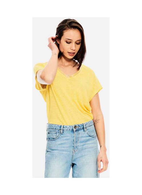 Tricou galben GARCIA femeie