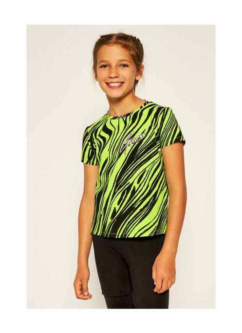 Tricou galben GUESS fată